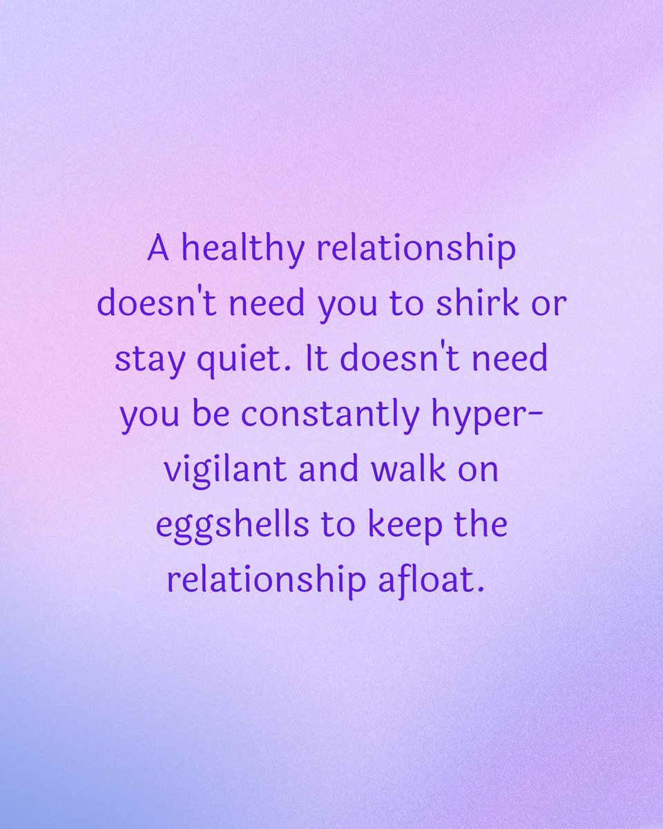 smita_joshi's tweet image. A healthy relationship makes room for your feelings, needs and let you be yourself. You shouldn’t have to become quieter, easier or superhuman just to keep someone in the relationship with you. 

#healthyrelationships #boundaries #selfrespect #relationshiphealing