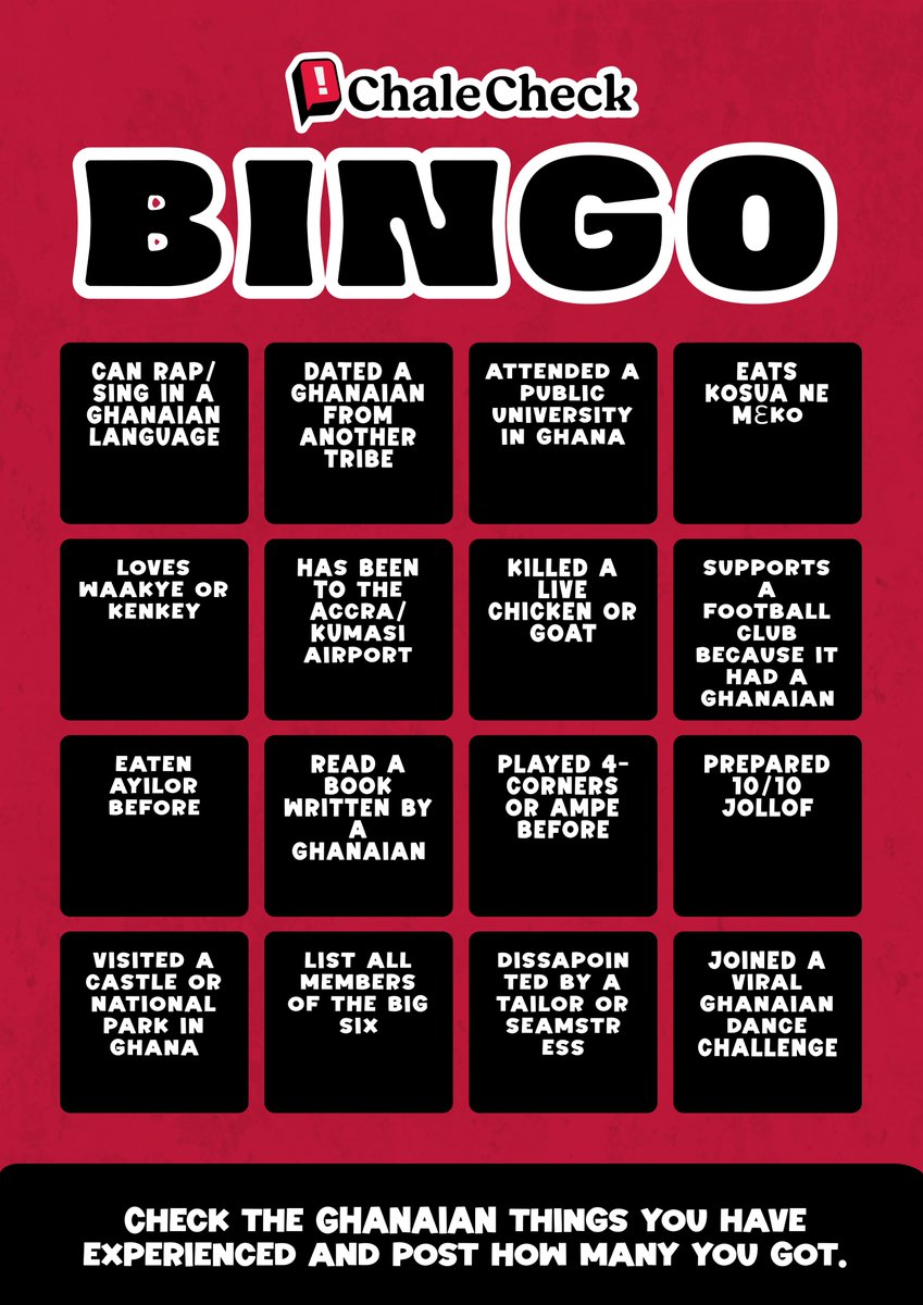 Chale Check Game Night - 27 Mar tweet media