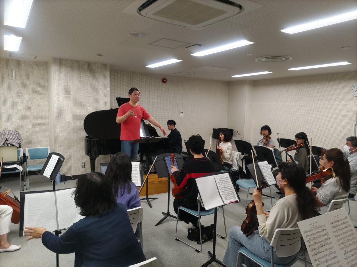 tbmorch's tweet photo. 3/6の合奏です♪ショパンピアノ協奏曲第1番第2楽章。初のソリスト合わせです♫ https://t.co/PGrsasTsRh