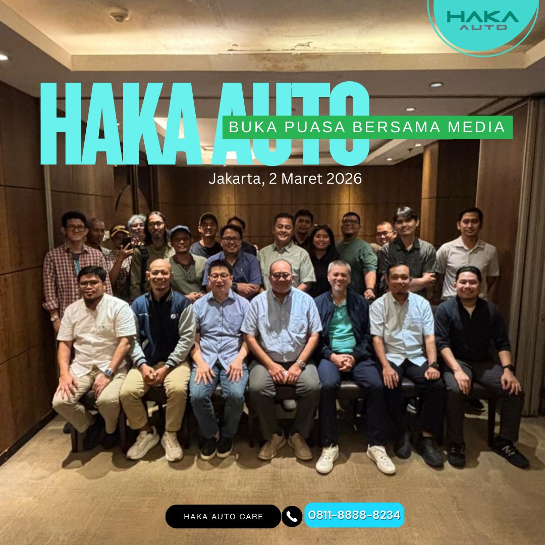 BYD_HakaAuto's tweet photo. Dalam semangat Ramadan 1447 H, Haka Auto menggelar silaturahmi dengan kawan media di Jakarta sebagai bentuk apresiasi atas dukungan dan kolaborasi yang telah terjalin selama ini.

Selengkapnya di sini:
 https://t.co/eSAD6a8lil

#HakaAuto #ElectricVehicle #Ramadan1447H https://t.co/kObrZNw9x0