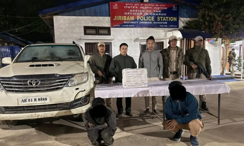 ManipurRising's tweet photo. Cross-border narcotics networks continue to face firm action
Security forces from Assam &amp; #Manipur dismantled Rajib Hussain drug racket, showing how cooperation between agencies can break trafficking routes &amp; safeguard society.
A step toward a safer Northeast.
#DrugFreeManipur https://t.co/bzOJWHNbxR