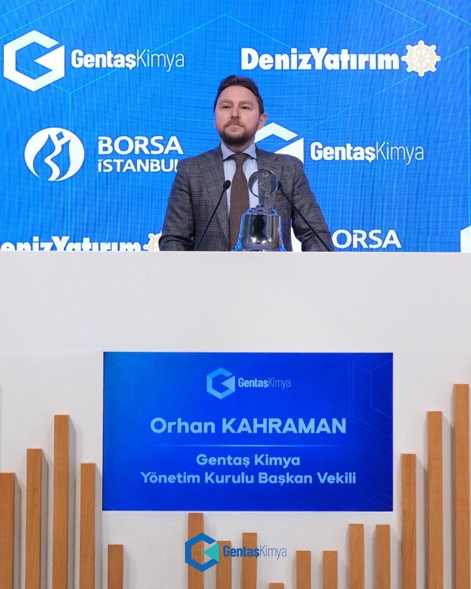 gentaskimya's tweet photo. 25 yılı aşkın köklü geçmişimizle, bugün itibarıyla #GENKM koduyla Borsa İstanbul Ana Pazar’da işlem görmeye başlamanın gururunu yaşıyoruz.

#Gentaşkimya #borsaistanbul #GENKM https://t.co/uKoQz6dyna