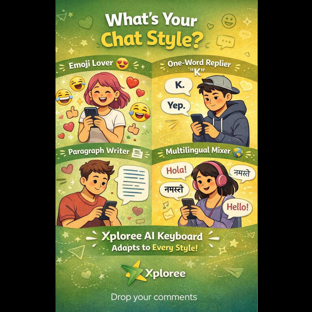 Xploree AI Keyboard tweet media