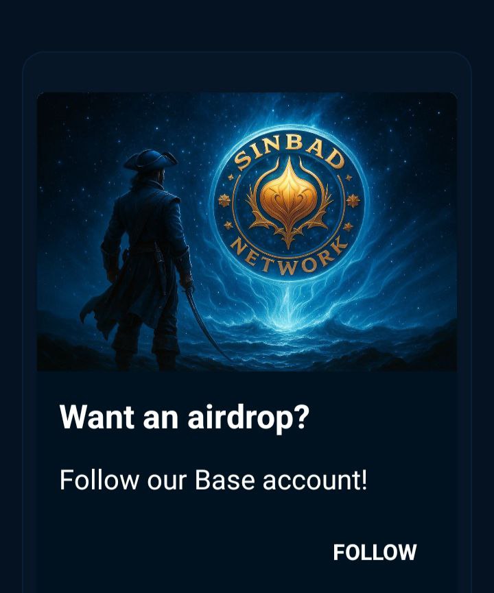 Sinbad Network Base Ecosystem tweet media