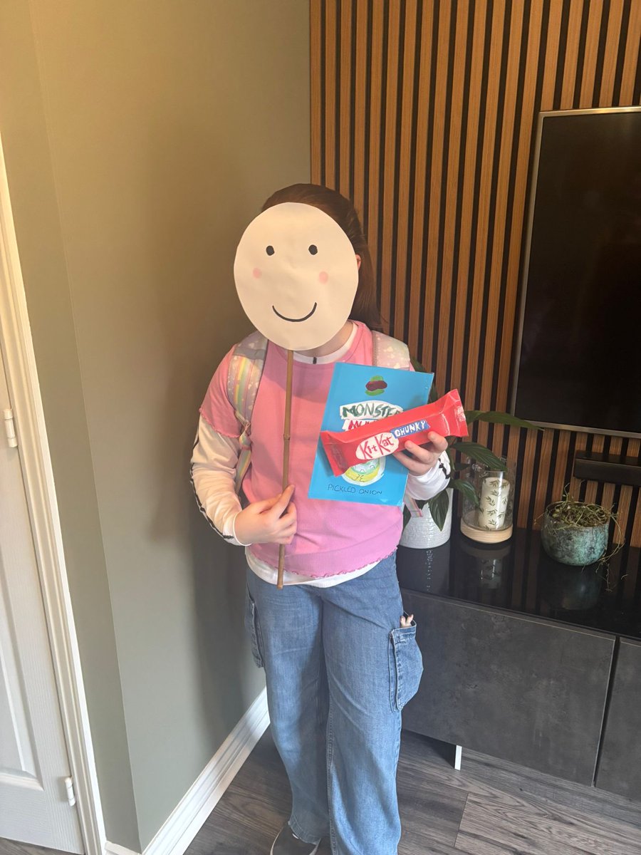 aka__ginge's tweet photo. @hurrahforgin my daughters recently started reading your books. So naturally she had to go to world book day as lottie. Hopefully she keeps up with the reading. https://t.co/aL6ldW1MnG