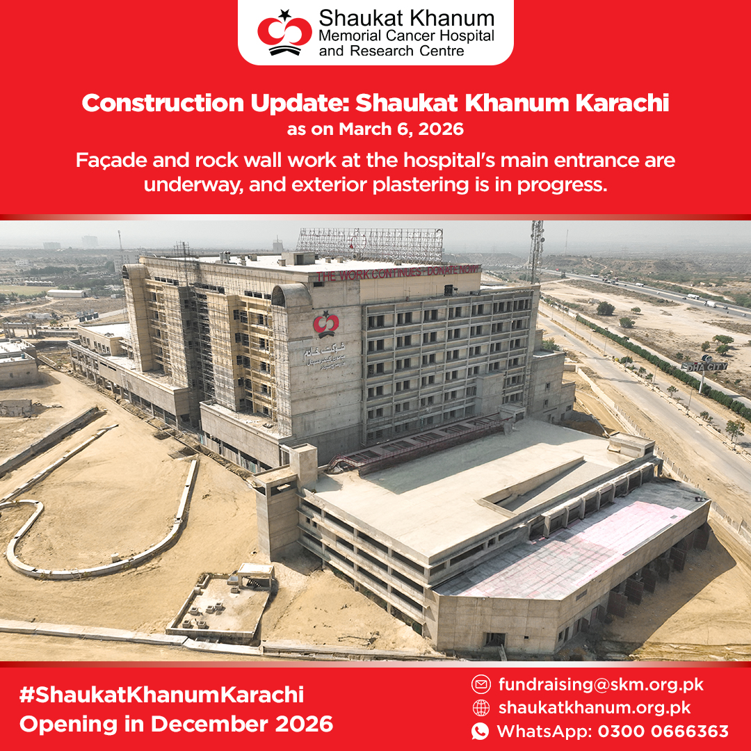 #ShaukatKhanumKarachi update-March 6, 2026
Interior works for the Women's Imaging Unit, CT Scan, MRI, and X-ray/Fluoroscopy suites are advancing rapidly. 67% work in this area has been completed. 
Donate from anywhere in the world &amp; help us open this year shaukatkhanum.org.pk/karachi/