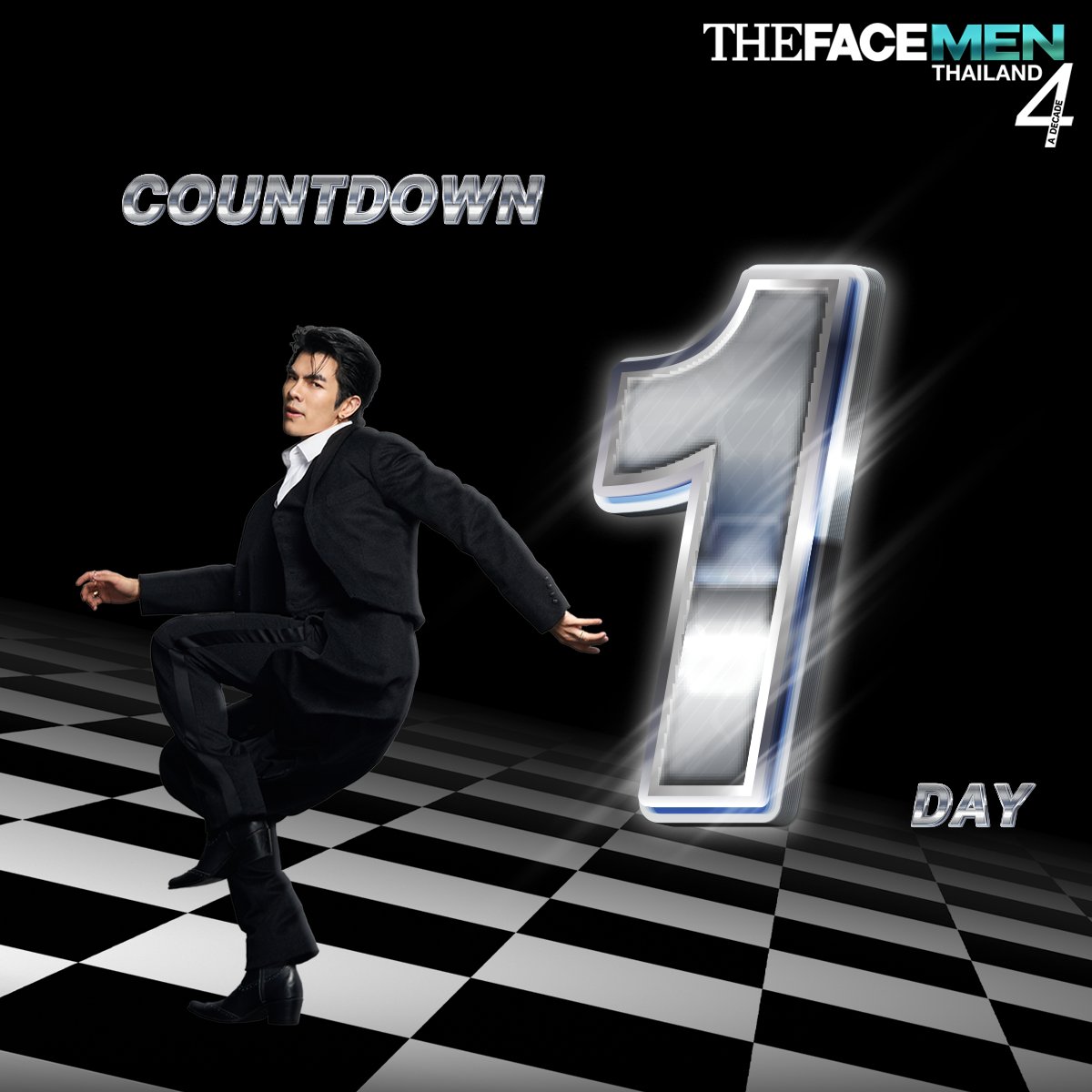 พร้อมหรือยัง💥 
นับถอยหลังวันสุดท้าย ♟️🗓️1️⃣

Are you ready? 💥
Just 1 day left ♟️🗓️1️⃣

#TEAMMILE
#TheFaceMenThailand4