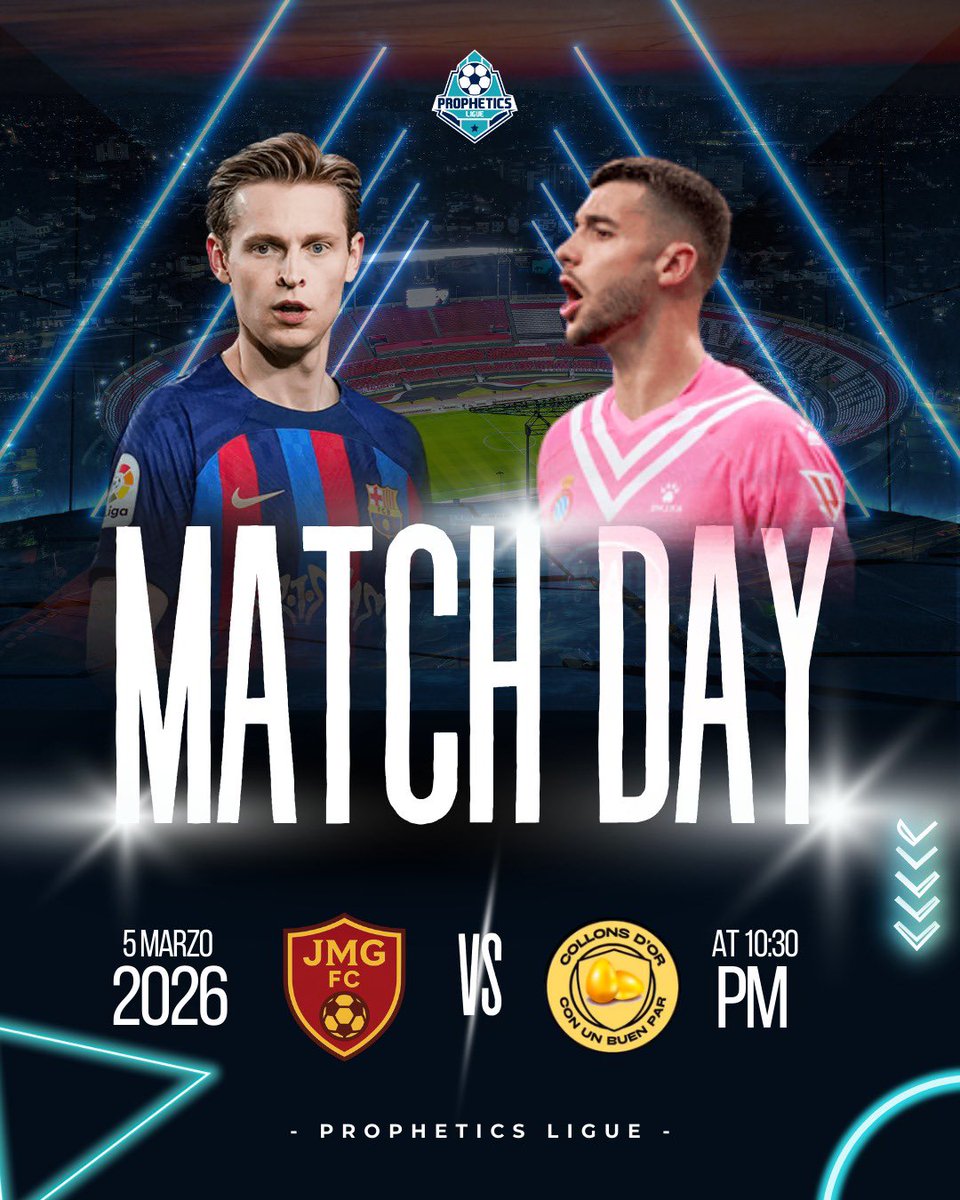 Último partido de la jornada 4 partidazo de los grandes el <a href="/fc_jmg/">JMG FC</a> vs <a href="/CollonsdOr/">Collons d'Or</a> 
Hoy a las 22:30 horas