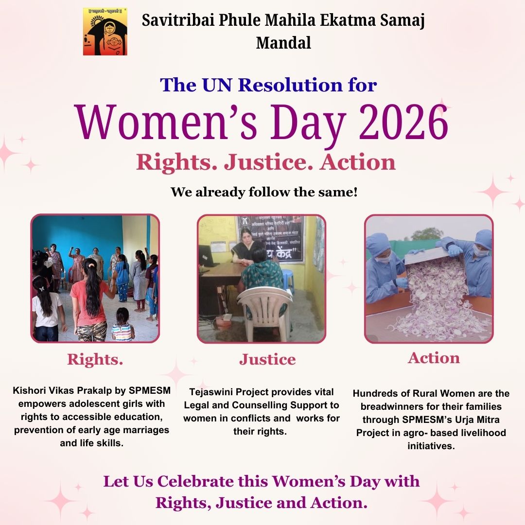 ✨ || मातृशक्ती – राष्ट्रशक्ती ||
This #InternationalWomensDay, SPMESM celebrates मातृत्व – कर्तृत्व – नेतृत्व by empowering women through health initiatives, skill training, rural entrepreneurship, and strong leadership. 🌸
#WomensDay #WomenLedDevelopment