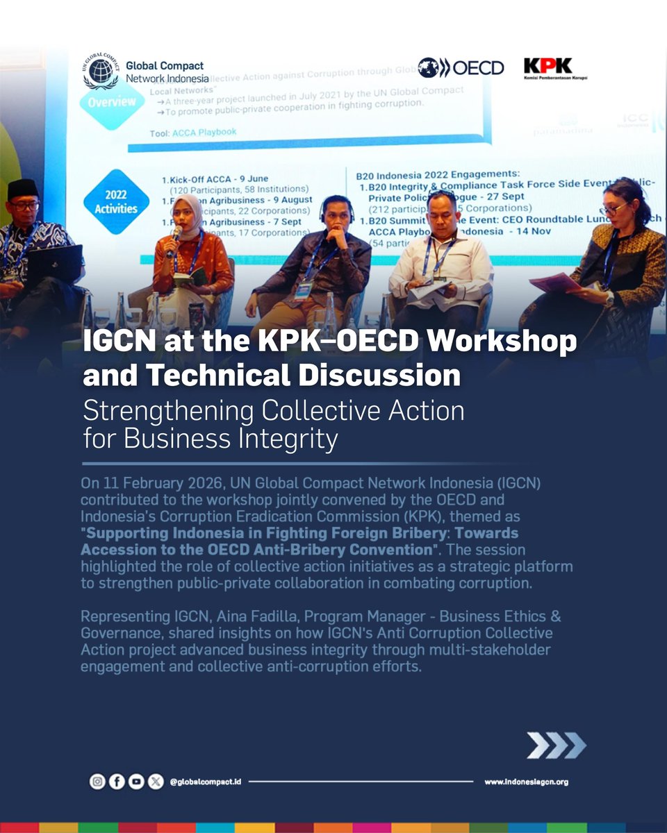 Indonesia Global Compact Network (IGCN) tweet media