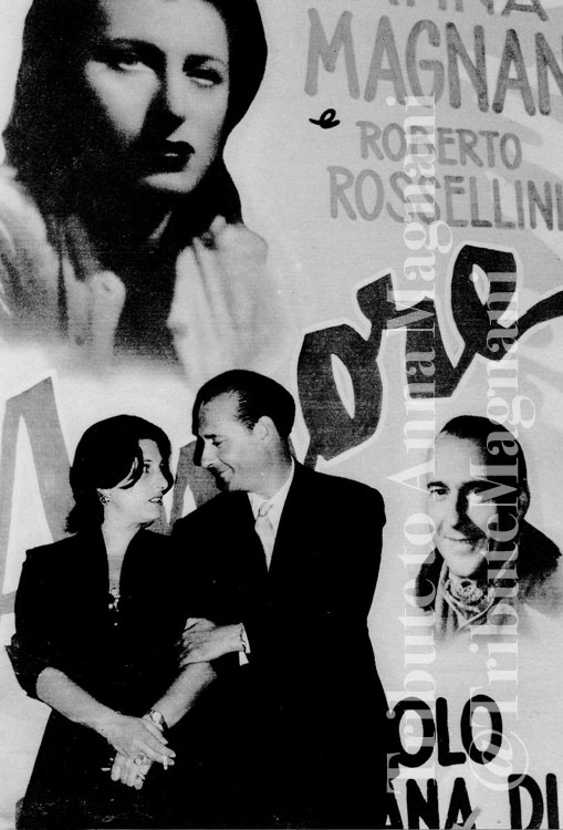 TributeMagnani's tweet photo. Marzo 1949. Roberto Rossellini ha promesso al produttore Barattolo che giungerà in Italia in tempo per cominciare il film Aria di Roma con Anna Magnani, prima di iniziare Stromboli con la Bergman. #AnnaMagnani #RobertoRossellini #IngridBergman https://t.co/58iS0Nmml8