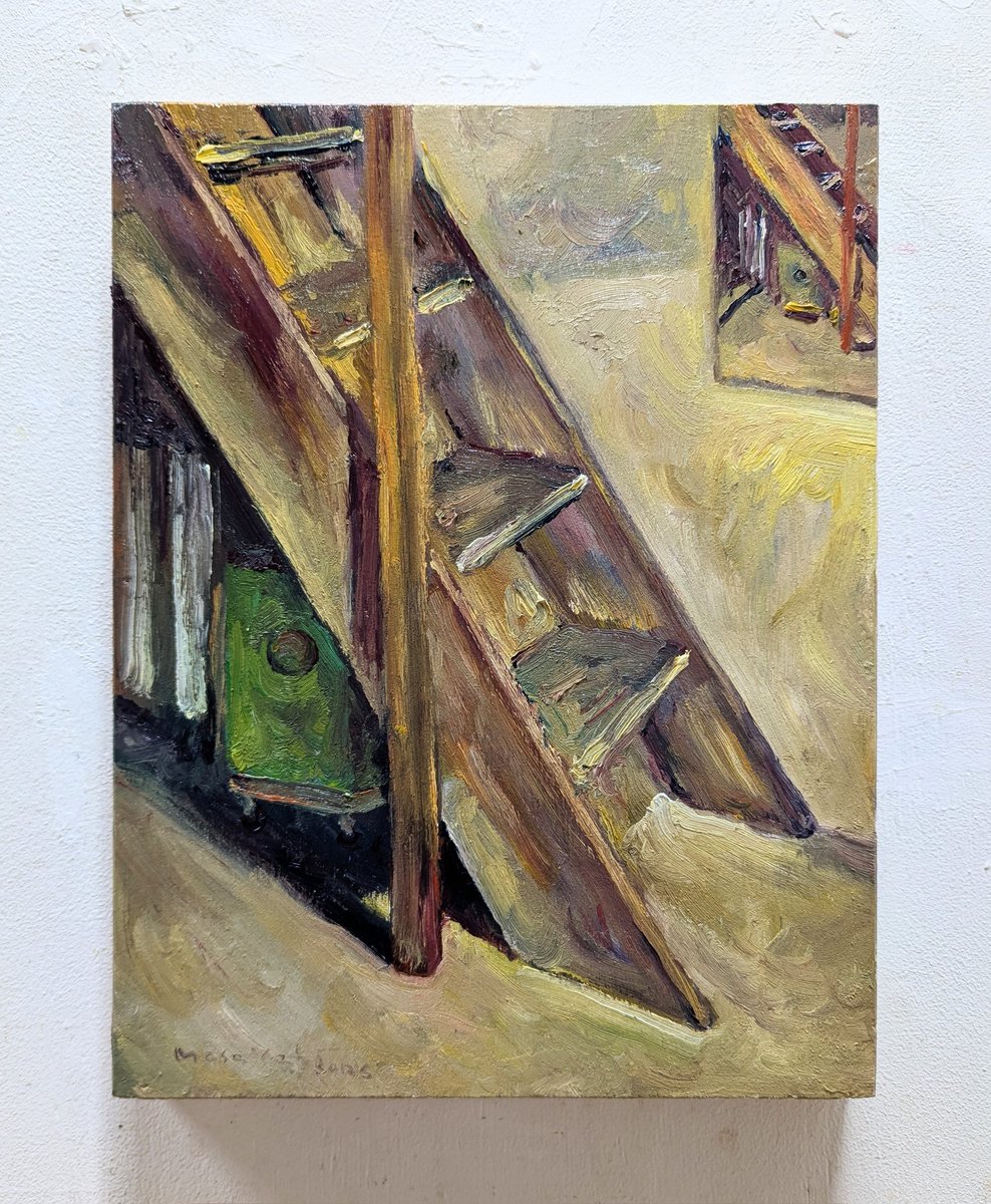 階段
#oilpainting