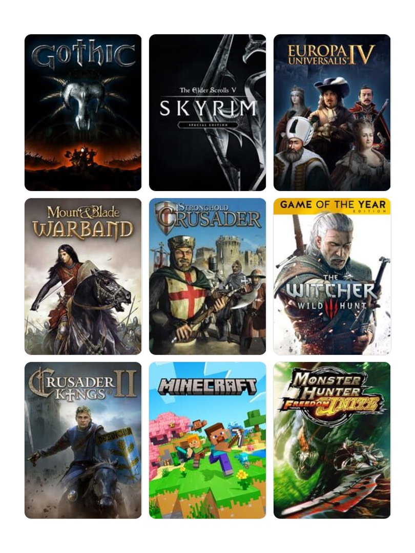 #My9Games 
I really am sword and bow guy