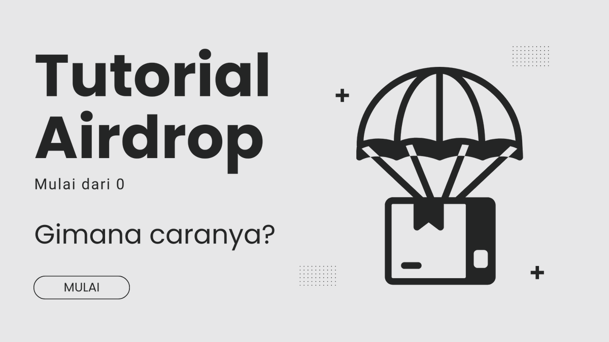 rafliazrial's tweet photo. 🧵 TUTORIAL AIRDROP MULAI DARI 0

Halo bro & sist!👋 
Saya ada sedikit info nih buat temen temen yang tertarik sama crypto khususnya Airdrop. Mungkin temen temen disini udah gak asing sama namanyakan? Atau belum tau sama sekali? tenang aja, baca sampe selesai!

Disini saya pengen bantu temen temen yang bingung harus mulai dari mana. Saya jelasin sedetail mungkin ya!

Airdrop itu apa sih?
Airdrop di crypto adalah pembagian token atau koin gratis dari sebuah proyek blockchain kepada pengguna, biasanya sebagai cara untuk mempromosikan proyek dan menarik lebih banyak orang ke dalam ekosistem mereka. Airdrop sering diberikan kepada pengguna yang sudah menggunakan platform tersebut, mengikuti tugas tertentu, atau menjadi pengguna awal (early adopter). Tujuannya adalah untuk memperkenalkan proyek, membangun komunitas, dan mendistribusikan token secara lebih luas.

Gimana udah lumayan paham kan?😎

Sekarang kita siapin dulu ya yang perlu disiapin👇🏻