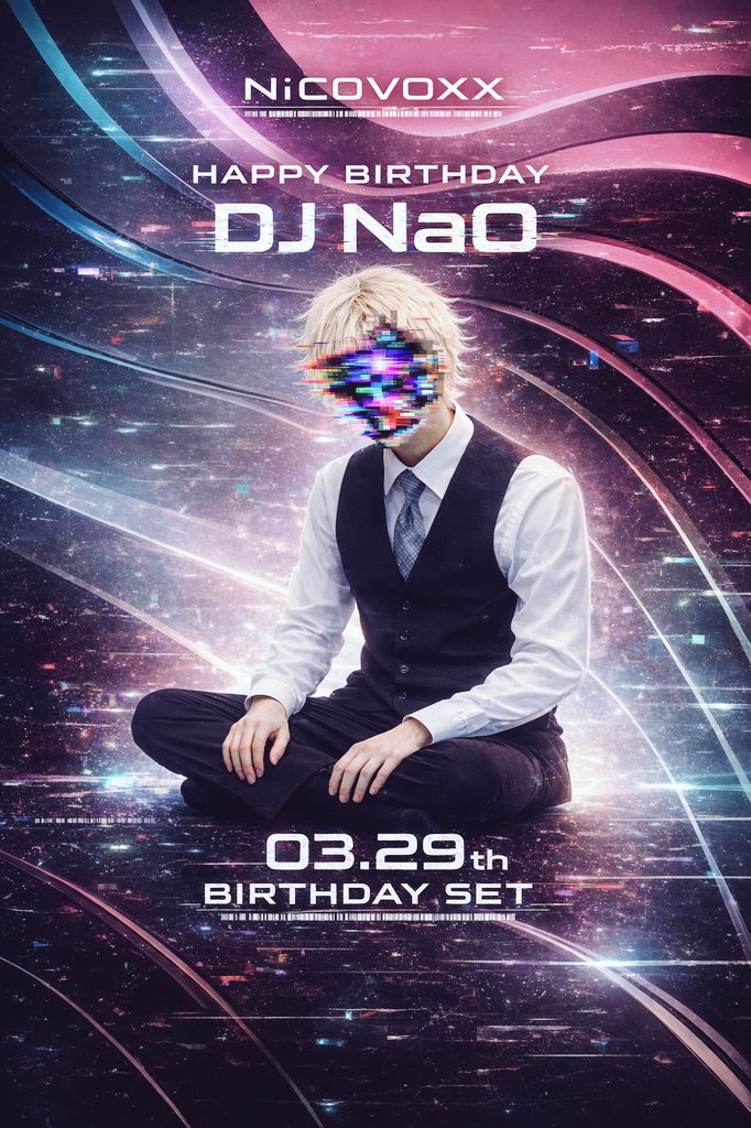 25voxx_'s tweet photo. Nicovoxx2026 Vol.01開催！
📅 2026.03.29.SUN
⏬️チケットはこちら⏬️
https://t.co/YFsTLQUlZ4

#NV2026 https://t.co/ePkpanJG3i