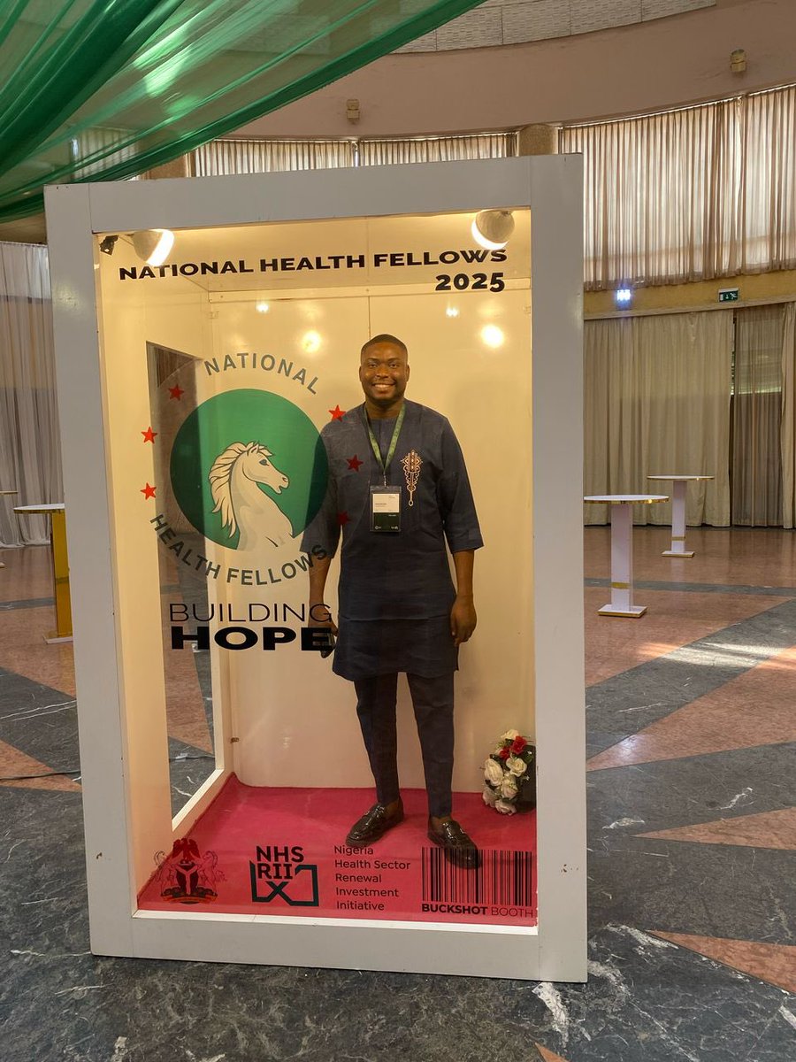 ogedegbe_james's tweet photo. Celebrating One Year of Impact – The National Health Fellows Journey

One year ago, a historic step was taken toward strengthening community health leadership in Nigeria. The *National Health Fellows Cohort 1* was officially inaugurated by the President of the Nigeria https://t.co/l2KFUzgxDe