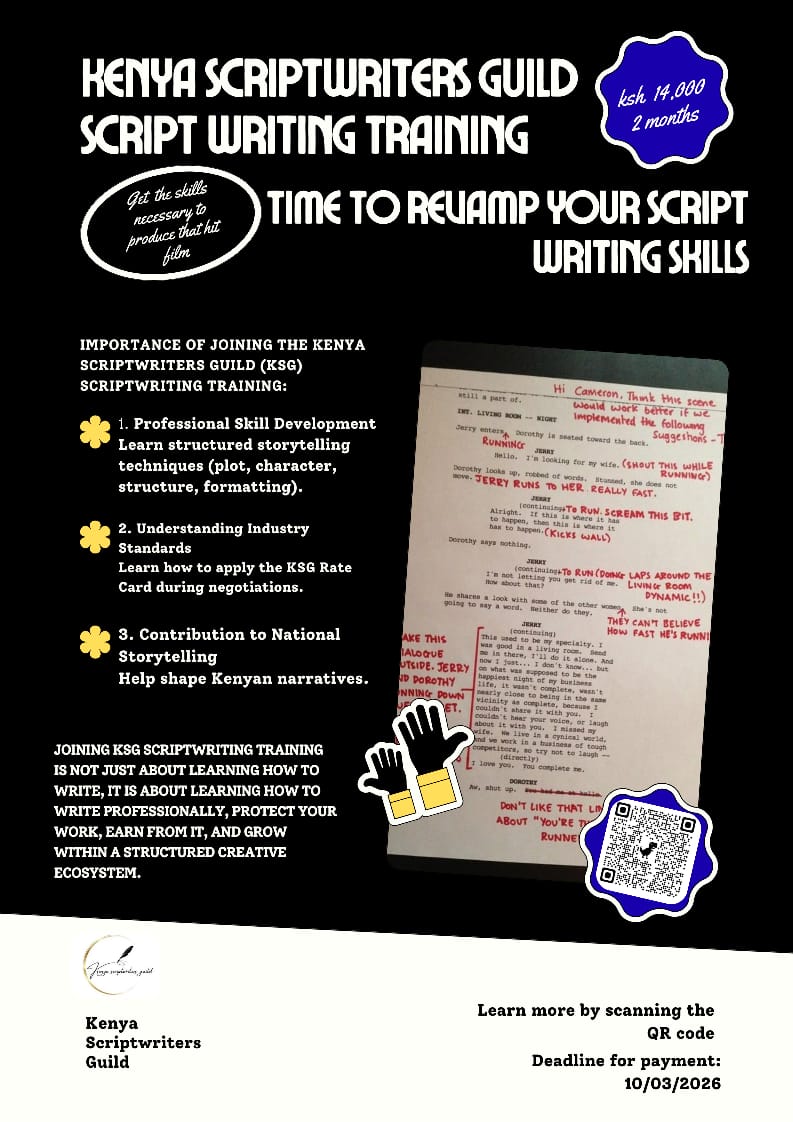 Kenya Scriptwriters Guild tweet media