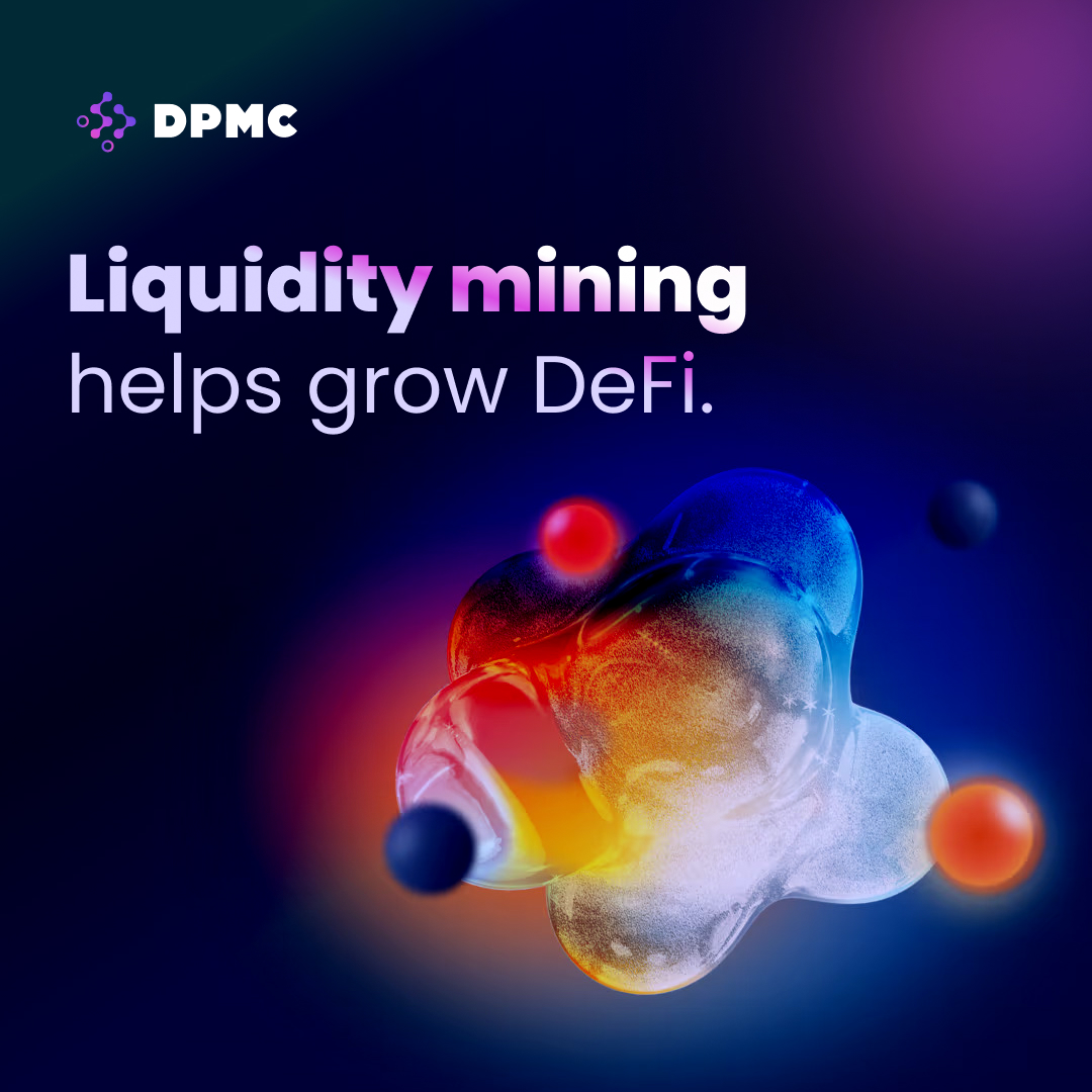 DPMCDeFi's tweet image. Liquidity mining helps grow DeFi. When you contribute liquidity, you earn higher APY with DPMC. Yield isn’t just from tokens; it’s from backed assets.

#liquiditymining #yield #dpmc