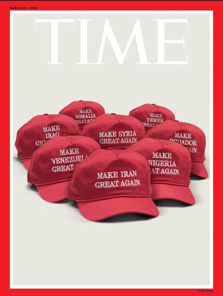 Huaira_Runa's tweet photo. En la portada de la #RevistaTime
aparece “Make Ecuador Great Again”.
"Hacer a Ecuador grande de nuevo”🤔
Lo que llama la atención es que #Trump pone a #Ecuador en la misma lista de Irán, Venezuela, Siria o Somalia. Países asociados a la #Guerra, #Crisis o Colapso Estatal.
Así nos ve EU a Ecuador 🇪🇨.
#EbiCamacho
