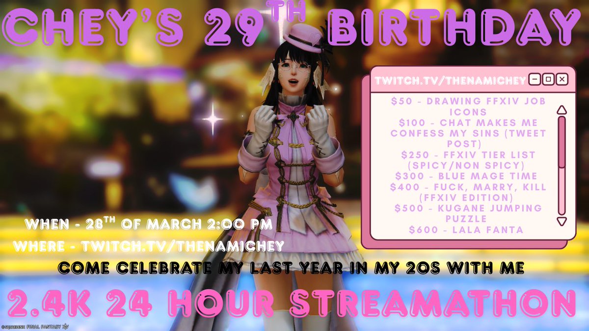 Chey | FFXIV Creator SOON FANFEST BERLIN 🌱 tweet media