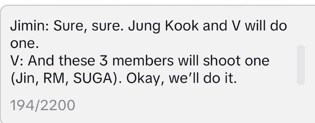 los trend: ok mañana 💜