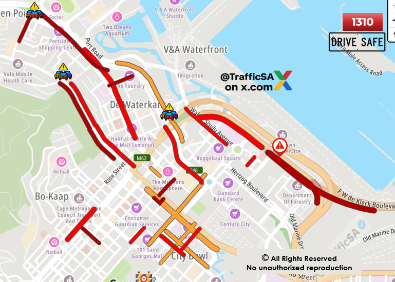 TrafficSA's tweet photo. Cape Town - Live Congestion: #CycleTour Expo and Registration until 7pm https://t.co/sQRxpsyzuw