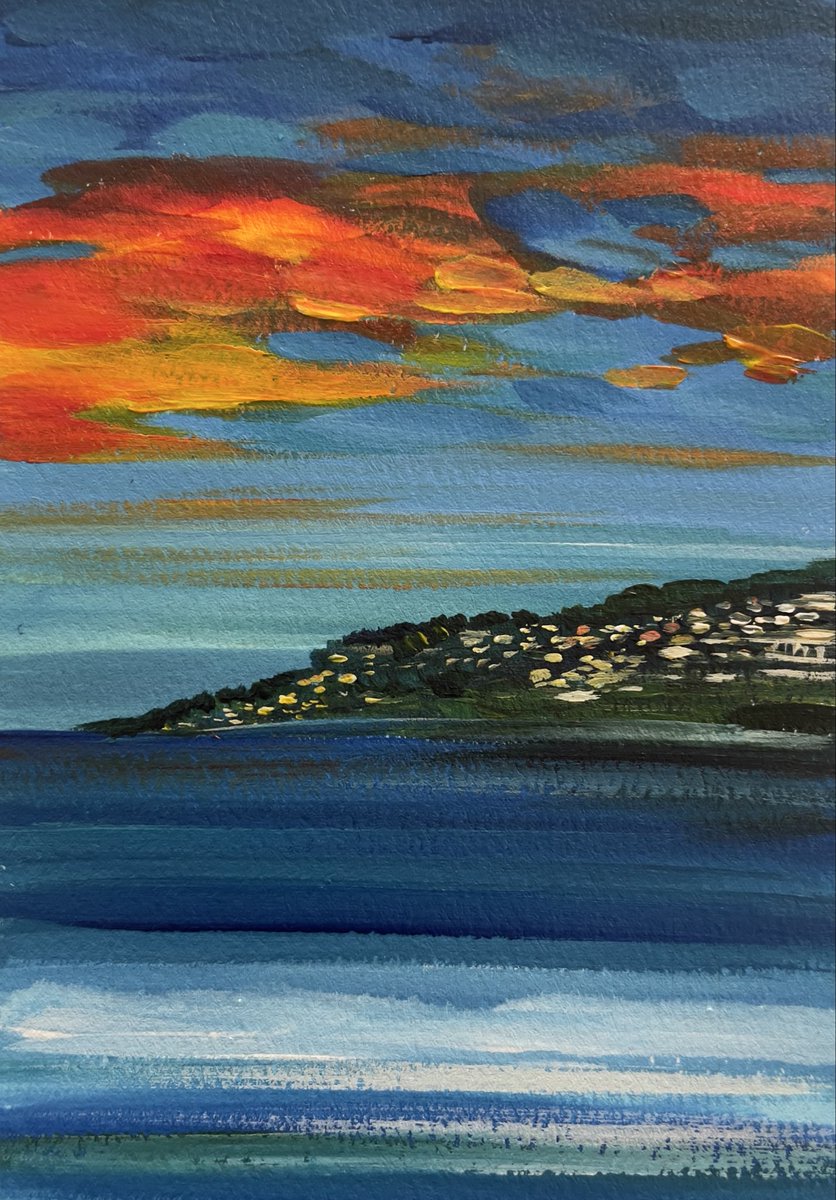 oormilaprahlad's tweet image. Here’s a 17-word fragment from a longer imagistic palimpsest I’m writing layering memory and place: Sydney, and the west coast of India. It’s part of my #residency work. (Art by me 🎨🖌️) Thank you for hosting @MatthewMCSmith @blackboughpoems 
#fragmentsfriday #writerinresidence