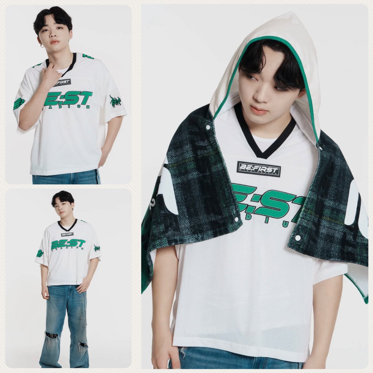 フード付きタオルこんなにカッコよく着れるの天才すぎる💚