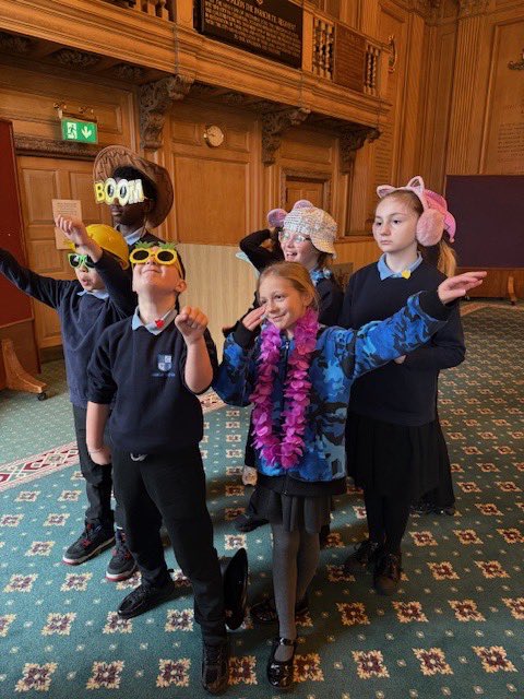 The School Council have arrived at Leeds Civic Hall for the annual Leeds Youth Summit. So far we have heard about youth clubs and are now enjoying the Photo Booth! #impossibleisnothing #ISWCCYouthSummit2026