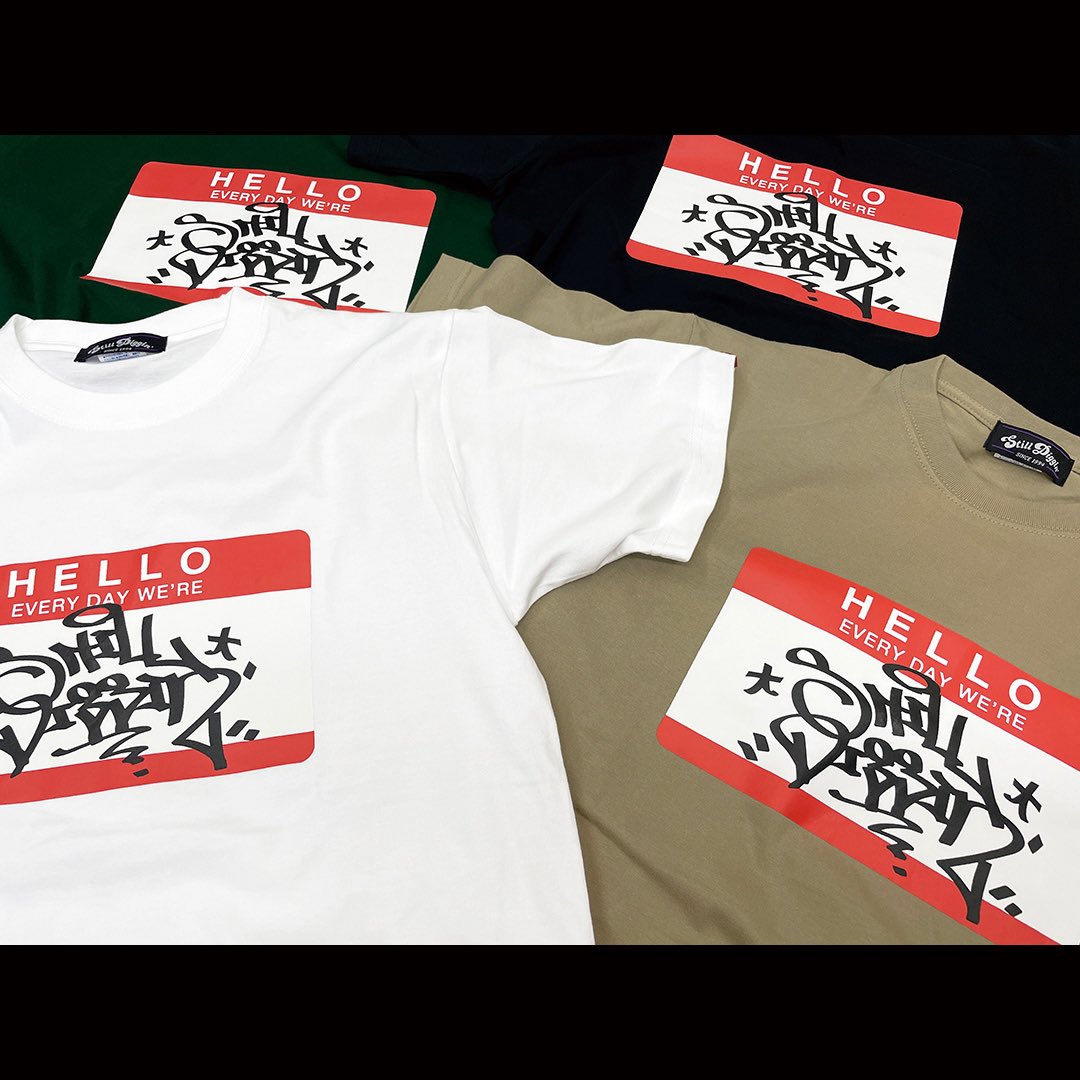 stilldiggin_tyo's tweet image. ▪︎HELLO tee

#hellosticker #hellomynameis #wavesticker #tag #bombing #koolizback #funk #jazzfunk