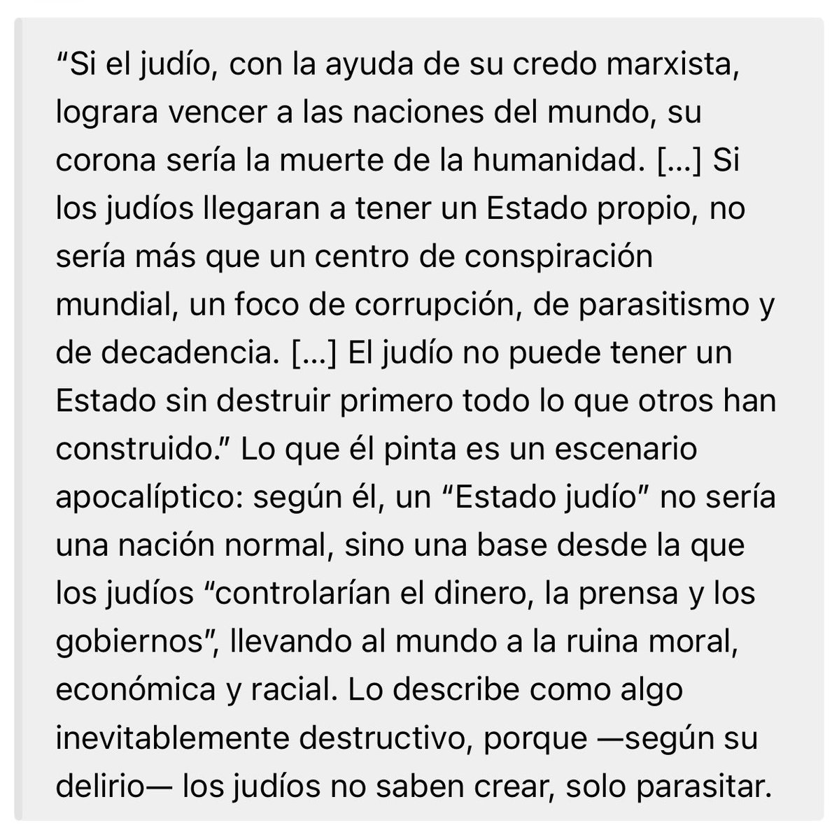 _lvj4n's tweet photo. @CarlosPazC2021 @johnmh524811 Hubo un pintor en el siglo xx que casi de manera profética escribió esto cuando ni existía aún el estado de esta maravillosa gente. https://t.co/C4MxmReaib