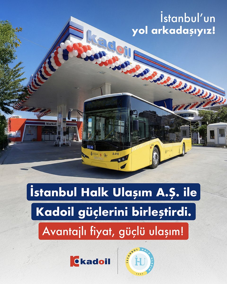 İstanbul’un toplu taşıma ağında önemli bir rol üstlenen İstanbul Halk Ulaşım A.Ş. ile stratejik ve önemli bir iş birliğine imza attık! EPDK standartları çerçevesinde titizlikle yürüttüğümüz bu süreçte, Kadoil kalitesini ve güvenini ulaşımın profesyonelleriyle buluşturuyoruz.
