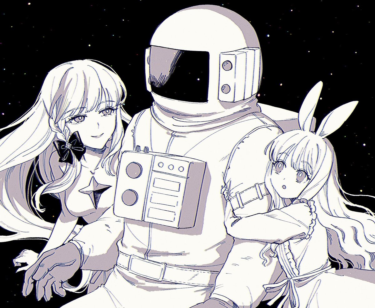 IFの絵だけど月のうさぎシリーズは他にも🐰