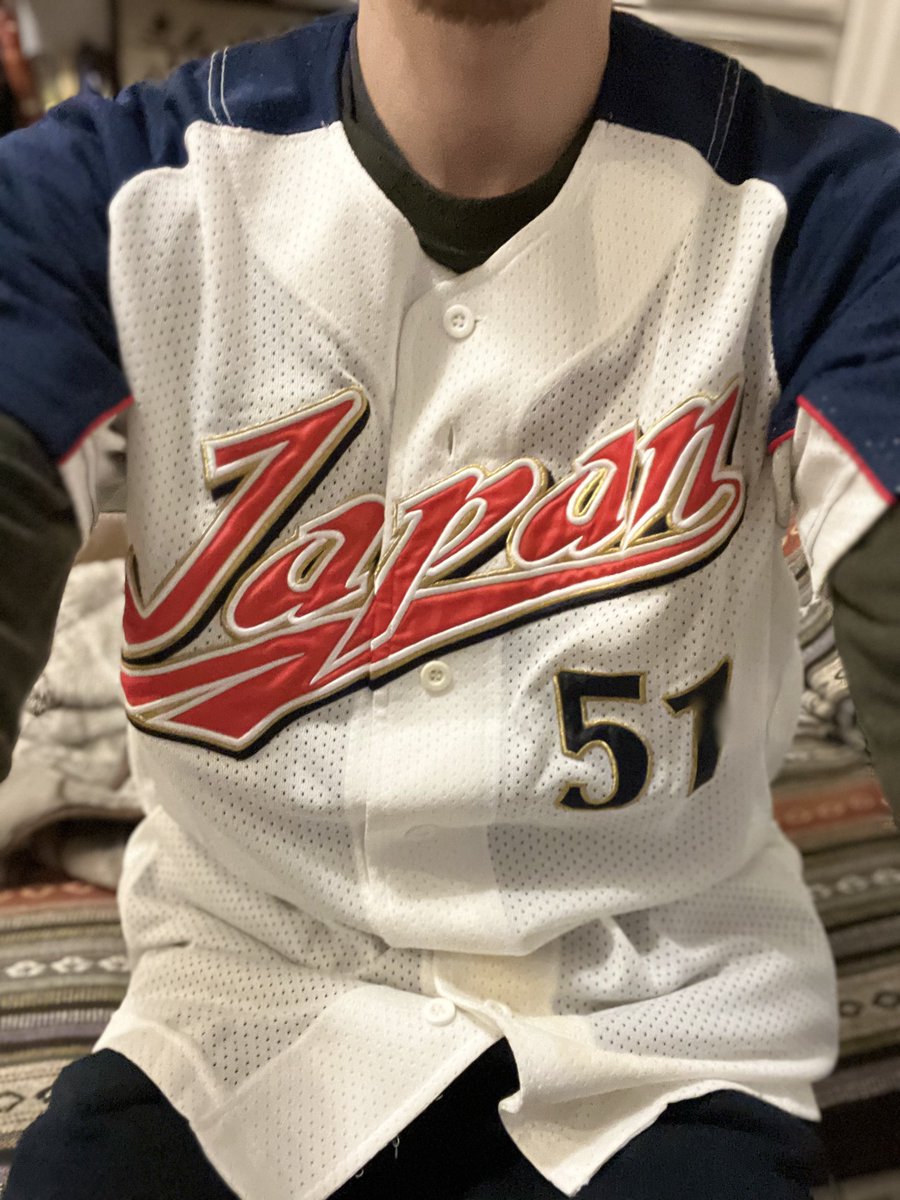 WBCとなれば毎回これ着ます⚾ 2006年のイチローユニ