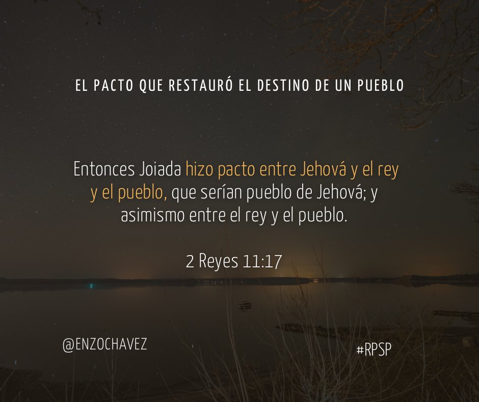 2 Reyes 11
Las reformas no comienzan en la política o economía, comienzan en el corazón. Cuando un pueblo vuelve a Dios, el liderazgo se fortalece, los valores se restauran y la sociedad encuentra dirección. Sin Dios en el centro, cualquier sistema tarde o temprano cae.
#rpsp