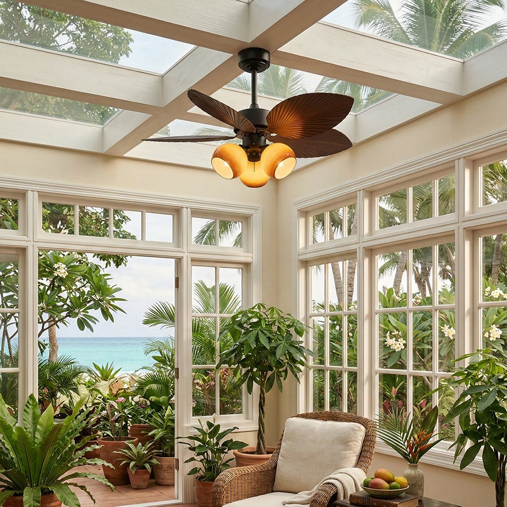 leizhang598998's tweet image. 🌴 Feel like you're on vacation in Bali every day! This palm leaf fan light brings coolness home.
.
#CeilingFanLight #PalmLeafFanLight #ResortStyleHomeDecor #CoolHomeDecor #InteriorDesign #Light
.
vidirlighting.com/collections/al…