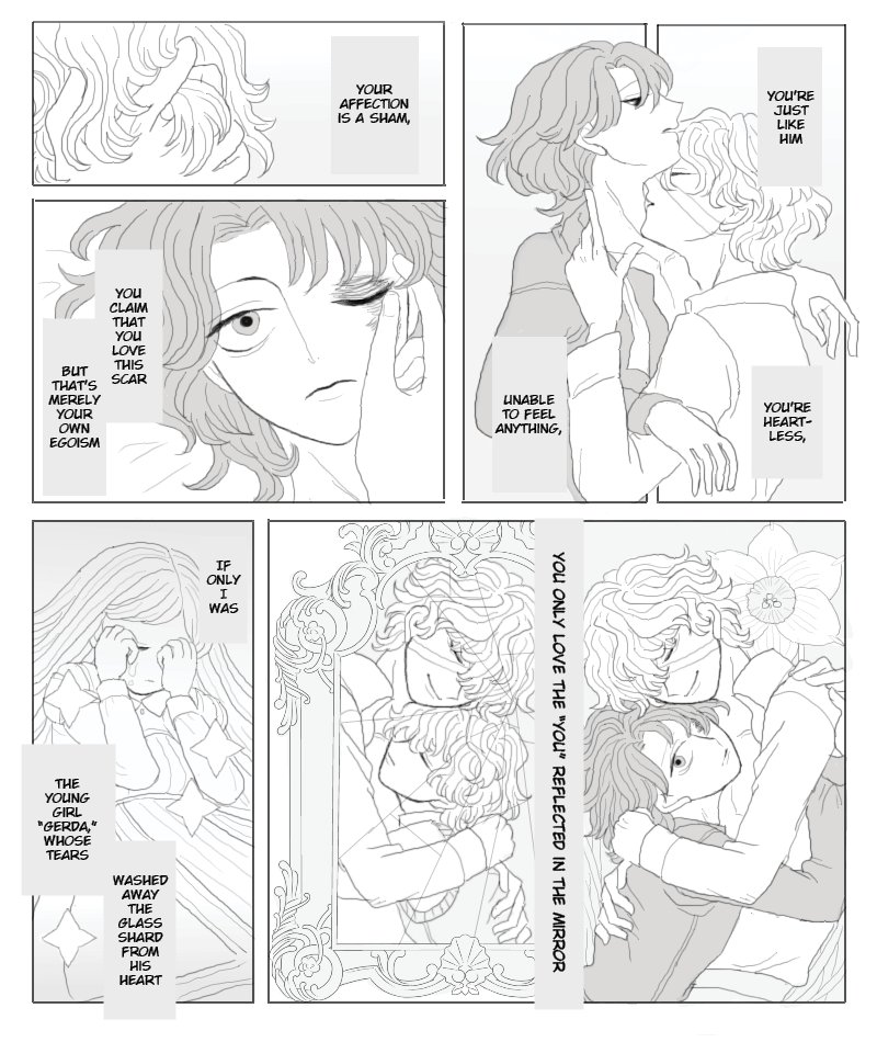 sinoake's tweet photo. neither anna nor gerda （1/4）
#florimatt
English translation of a comic I originally posted in Japanese.Translated by teri(@exryuseitai). thank you！！🌸 https://t.co/w2Rmi3j7s4