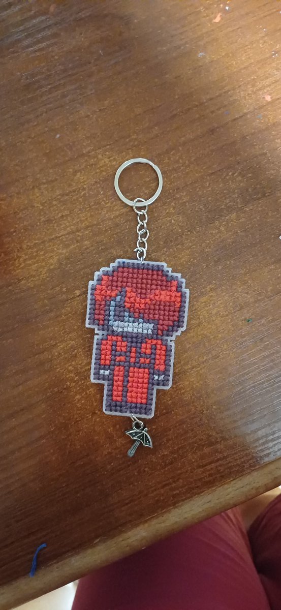 malwrie's tweet photo. btw i have another hobby like embroider keychains..it's funny(^O^) #Homicipher #文字化化 #mrscarletella https://t.co/2nlxjNl0DF