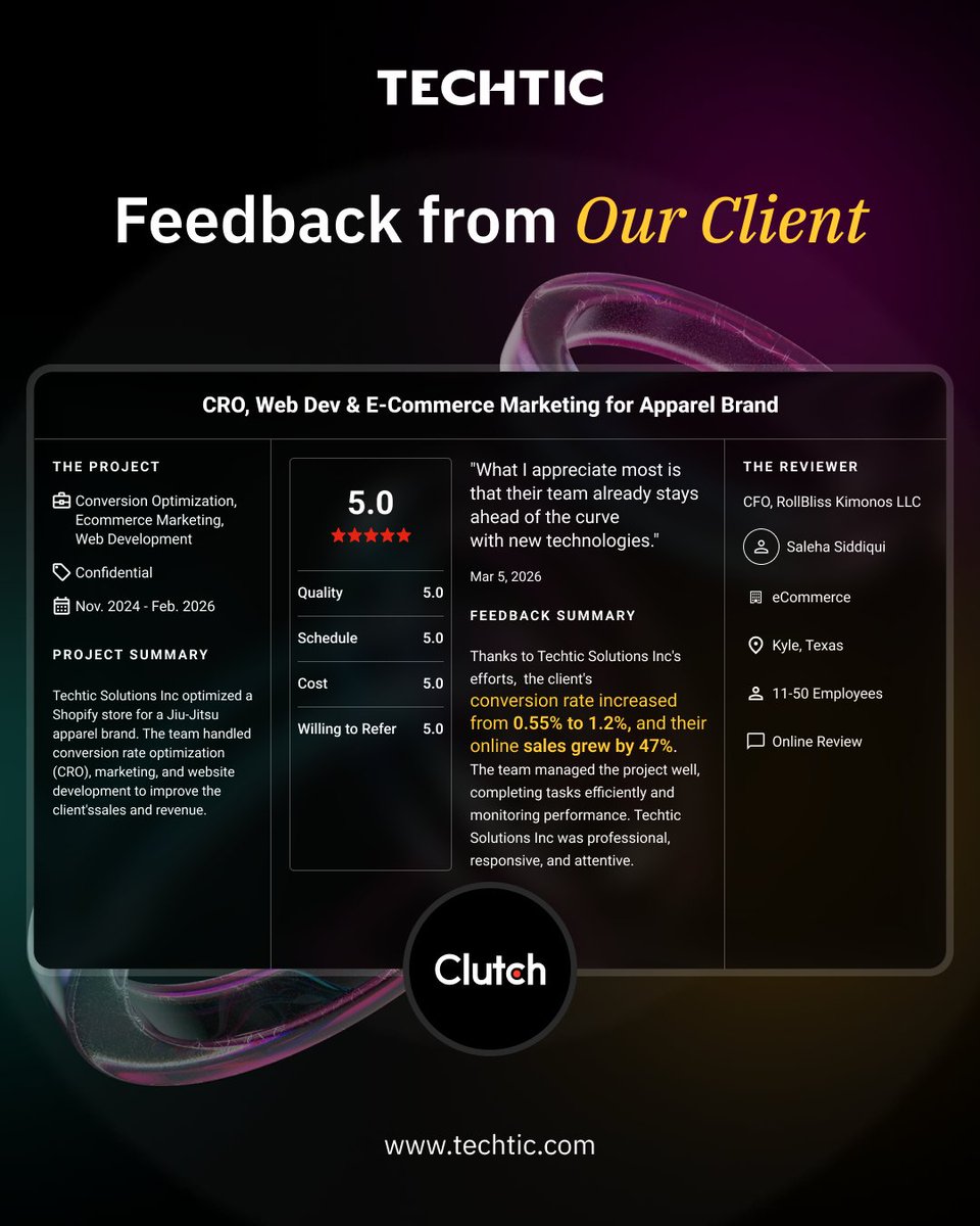 Techtic Solutions tweet media