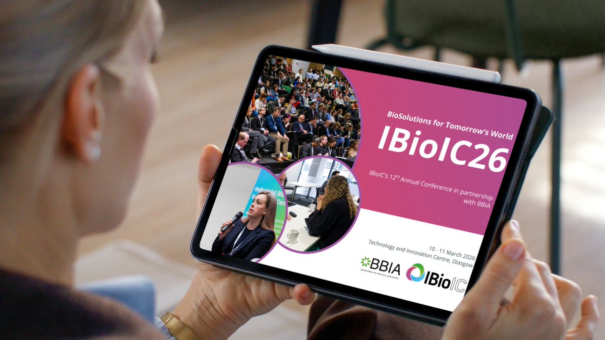 promoferproject's tweet photo. ♻️ DON’T MISS !!!
✅ The Industrial Biotechnology Innovation Centre 12th Annual Conference 2026, in partnership with the BioBased and Biodegradable Industries Association, on 10-11/3 March in Glasgow
🔗 Read details here https://t.co/QEeDsI96oL https://t.co/vBbvg3XlH0