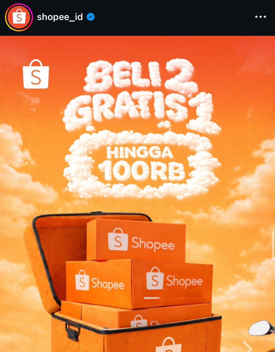 Gak ada niat ngeracunin kalian, tapi kalo kalian gak buka Shopee jam 8 malem ini, kalian bakal nyesel banget. Beli 2 gratis 1 buat semua kategori barang guyss! Cek #8MalamAdaShopeeBeli2Gratis1 sekarang cepeettt