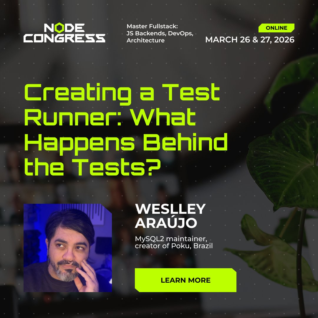 Node Congress🔥March 26 & 27, 2026 tweet media