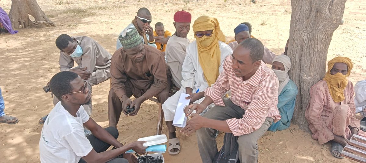 ong_adesa77234's tweet image. Distribution de kits d’aliments bétail à 218 ménages vulnérables à Chétimari, réalisée par l’ONG Action pour le Développement du Sahel (ADESA) avec l’appui du  FHRAOC, afin de renforcer la résilience pastorale. #ADESA #PRECAN #Diffa #RésilienceCommunautaire #SécuritéAlimentaire