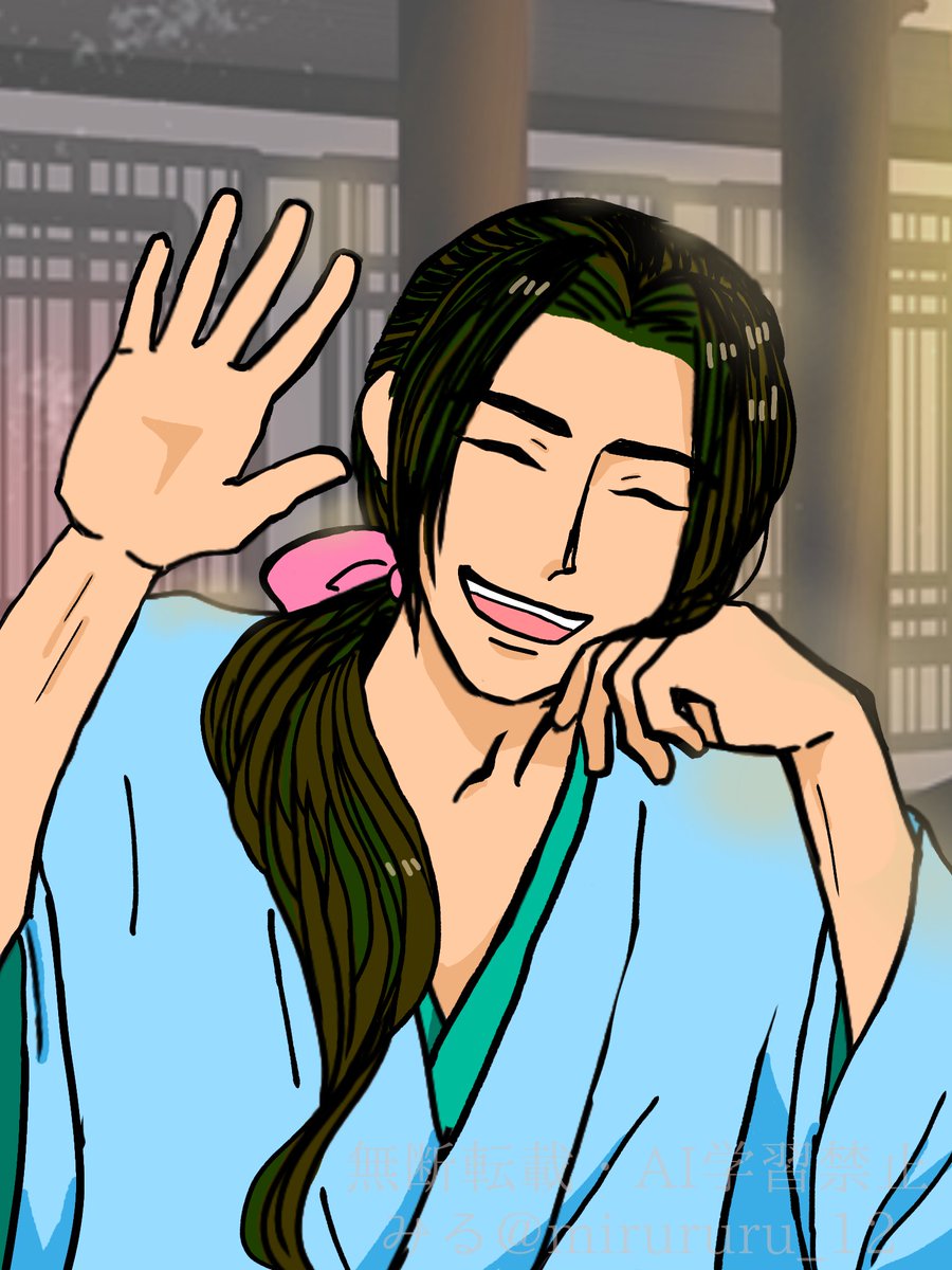 #3月6日は小松三郎尚隆の日

これは以前シェリーさん(<a href="/shelly_711/">シェリー🎀No Category👑</a>)に差し上げた待ち合わせ尚隆の元絵です☺️🎀
シェリーさんには台詞付き、かつ若干アップめで差し上げております🫶🥰💕