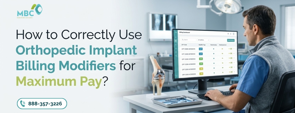 mbc_services's tweet photo. Orthopedic implant billing errors can quietly drain practice revenue.

Implant procedures often involve complex coding rules, multiple procedures, and strict modifier requirements. 

Read more: https://t.co/yT2TC1tyFq

#OrthopedicBilling #OrthopedicImplantBilling #Modifiers #RCM https://t.co/OzEDlzeZTW