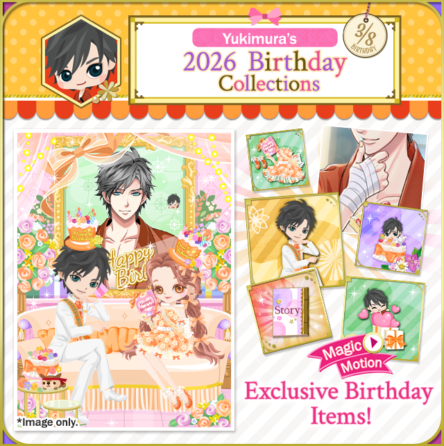 Voltage_SLBP's tweet photo. Celebrate the ultimate sweetheart, Yukimura!💕
Decorate your Closet in his color, and throw the best birthday party for him!

#SLBP #VoltageInc #HBDYukimura https://t.co/sv2ssBZ70q