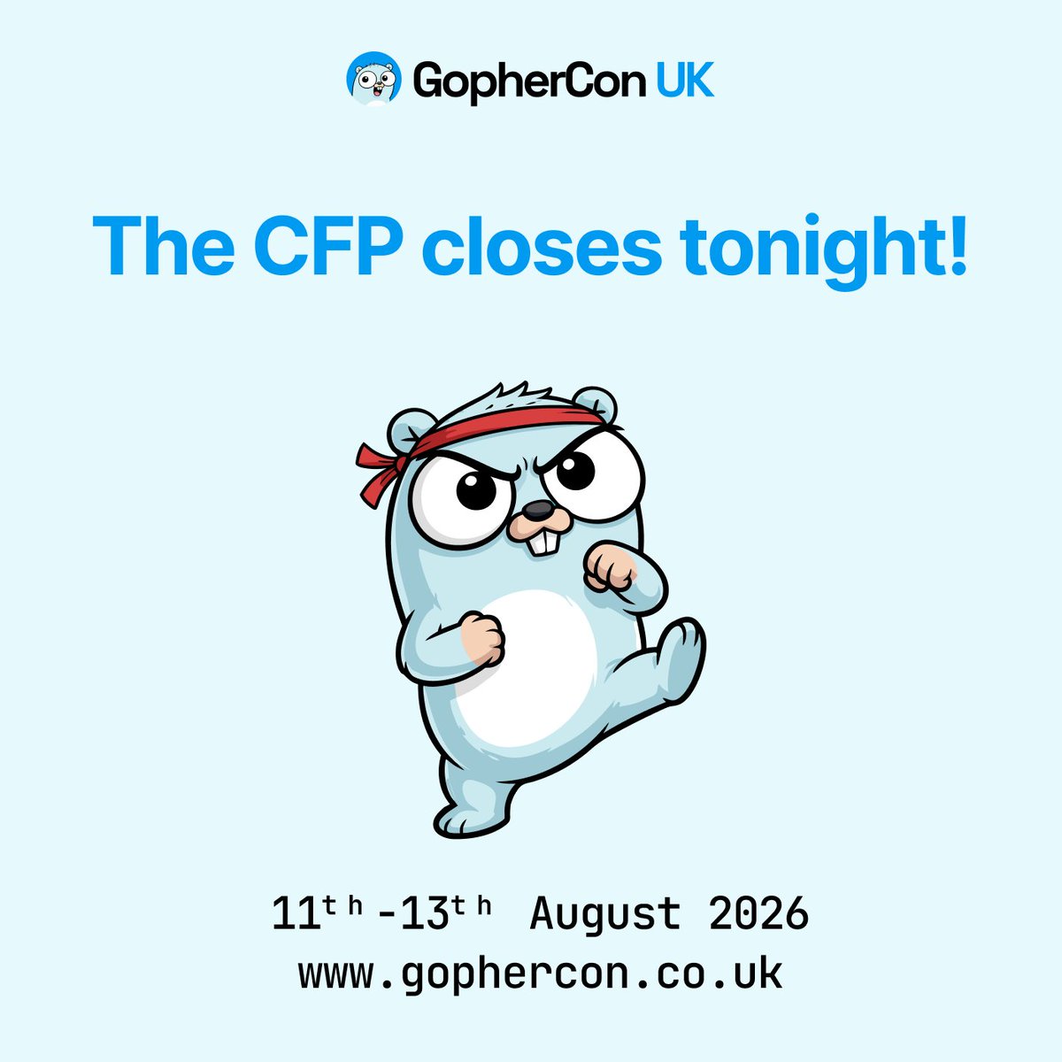 GopherCon UK tweet media