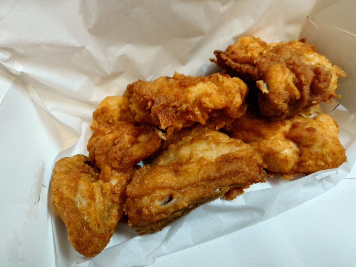 ケンタッキー♪ オリジナルチキン6ピース 旨かった 大きい部位多くて