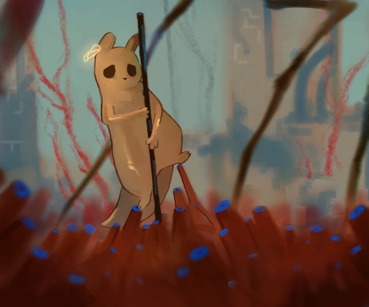 Day 6: Worm grass
#RWArtMonth #RainWorld