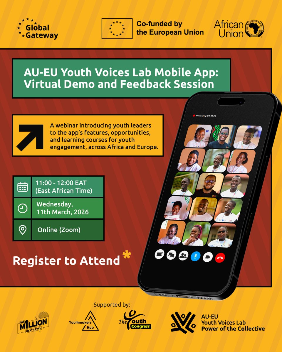 AU-EU Youth Voices Lab - Power of the Collective tweet media